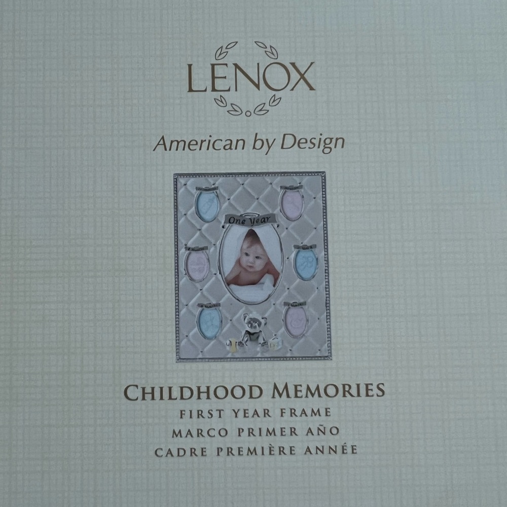 New in Box- Lenox 1st year frame